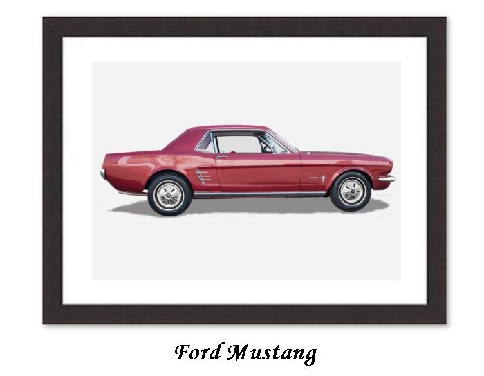 Ford Mustang Framed Print